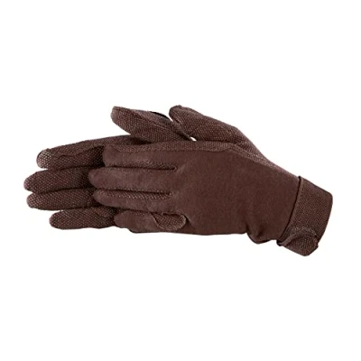 Obrázek Pfiff 011318 Unisex rukavice bavlna, jezdecké rukavice, hnědé (hnědé), XXL