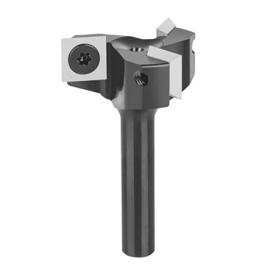 Obrázek SpeTool Planfräser 8mm Schaft 35mm Durchmesser Präziser Flächenfräser mit VHM Wendeplatten 3 Flöten CNC für Oberfräse Wendeplattenfräser holz Abflachfräser Oberflächenbit