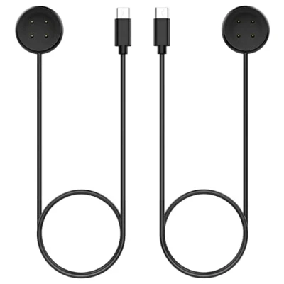 Obrázek TiMOVO nabíjecí kabel kompatibilní s Google Pixel Watch 3/Pixel 2&amp;Fitbit Versa 4/Versa 3/Sense2/Sense/Ace LTE, 2Pack 3. 3 ft rychlý magnetický příslušenství pro