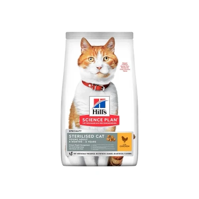 Obrázek HILLS Feline Young Adult Sterilised Chicken 15kg