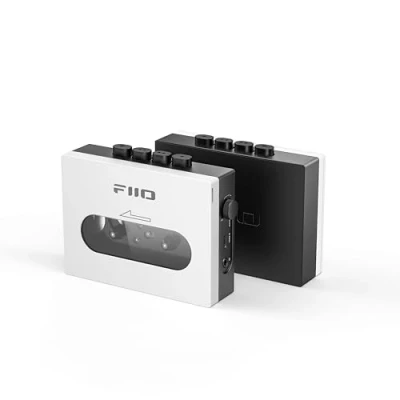 Obrázek FiiO CP13 Tragbarer Kassettenspieler mit 3,5 mm Kopfhöreranschluss, ultra niedriges Wow&amp;Flutter, angetrieben durch Typ C oder Lithium Batterie (Weiß und Schwarz)