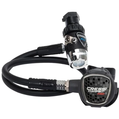 Obrázek Cressi Regulátor Pro dospělé Mc9 sc Compact Din 300, černá/stříbrná,
