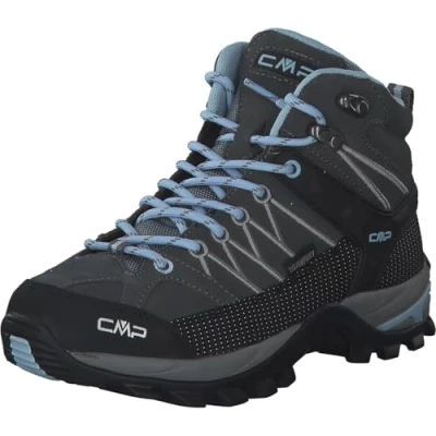 Obrázek CMP Dámské trekingové boty Rigel Mid Wmn Shoes Wp, Graphite Light Blue