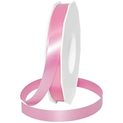 Obrázek C.E. PATTBERG Geschenkband rosa, 91 Meter Ringelband 15 mm zum Basteln, Dekorieren &amp; Verpacken von Geschenken zu jedem Anlass