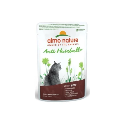 Obrázek Kapsička ALMO NATURE Daily Menu Functional Anti Hairball hovězí 70g