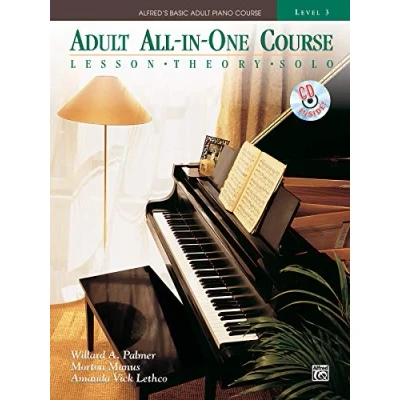Obrázek Adult All In One Course: Lesson Theory Solo : Level 3 (Alfred&#039;s Basic Piano Course, 3)