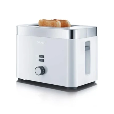 Obrázek GRAEF Toaster TO 61, bílý, 27 centimeters l x 18 w 19, 3 h