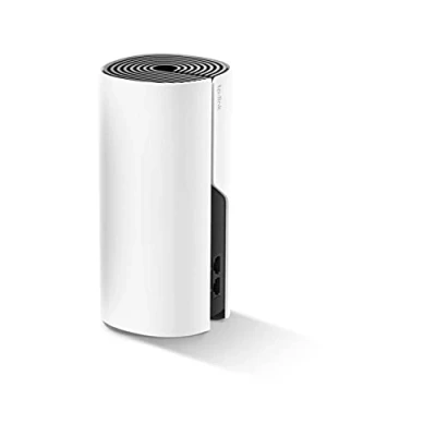 Obrázek Sada TP Link Deco M4 Mesh WLAN (balení 1 ks), AC1200 dvoupásmový router a opakovač (dosah až 185 m², ideální pro velké domy s více zařízeními, 2x gigabitové porty), bílá