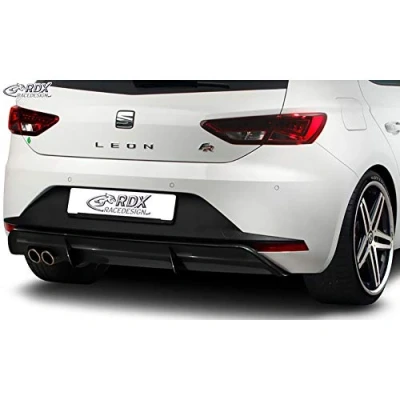 Obrázek Nástavec zadního zástěry RDHA068 &#039;Difuzér&#039; Seat Leon 5F FR SC/5dvéřový 2013 bez ST/Cupra (ABS černý lesk)