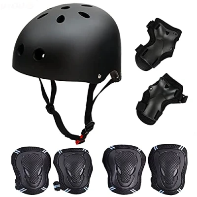Obrázek Sada chráničů na skateboard/skate s Helmet Skate Knie Pads Elbow chráničem zápěstí pro Roller Skate, BMX, Bike a Anderen Extreme Sports