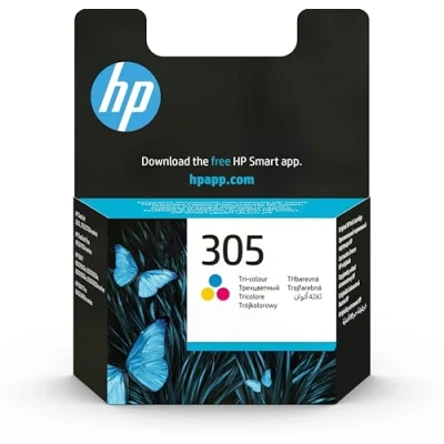 Obrázek HP 305 (3YM60AE) originální inkoustová kazeta barva pro DeskJet 2700, 2730, 4100, 4134 a 6020, 6022, 6030, 6032, 6420, 6422, 6430, 6432