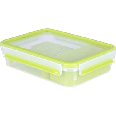 Obrázek Svačinová krabička Clip &amp; Go Box od Emsa, plast, Zelená, 22.5 x 16.3 5.8 cm
