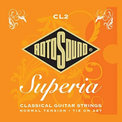 Obrázek Rotosound Klasické nylonové struny Superia, Regular End, vyvinutí stříbra, sada