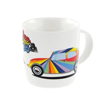 Obrázek BRISA VW Collection Volkswagen Käfer Beetle Kaffee Tee Tasse Becher Haferl für Zuhause, Camping &amp; Outdoor (Stripes)