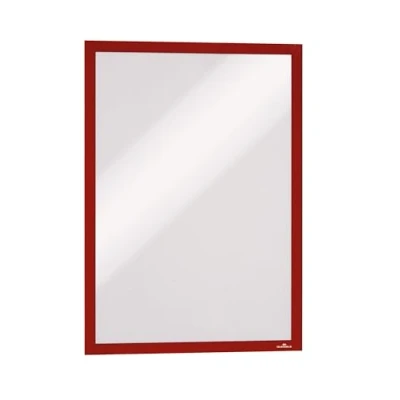 Obrázek Durable Informační rámeček Duraframe (A3, samolepicí s magnetickým uzávěrem) 6 kusů, červený, 488303