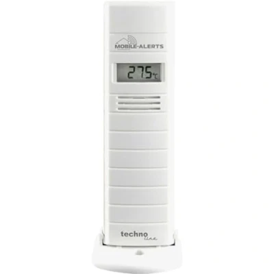 Obrázek Přídavný senzor Mobile Alerts MA 10200 Thermo vlhkoměr s přenosem dat na smartphone, kompatibilní Alexou, monitorování teploty a vlhkosti, 9 x 7 18 cm