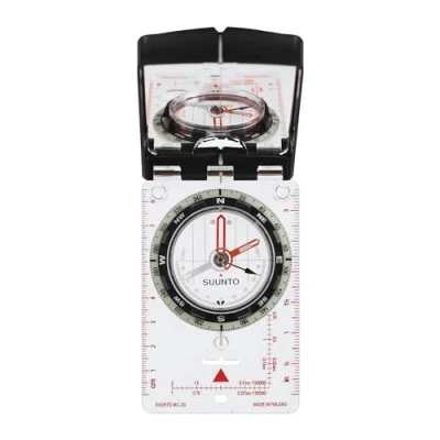 Obrázek SUUNTO Unisex Mc 2 G Mirror Compass kompas, bílý, jednotná velikost EU, bílá