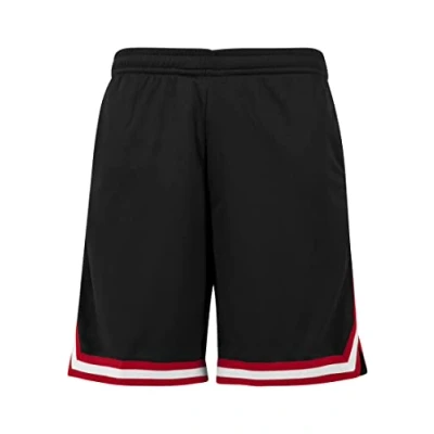 Obrázek Urban Classics Pánské šortky Premium Stripes Mesh, Blkredwht, 3XL