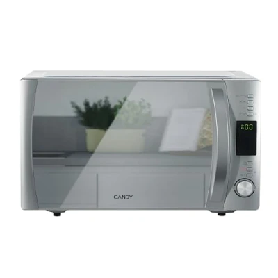 Obrázek Candy Mikrovlnná trouba Cmxg25Gdss s grilem a aplikací Cook in, 25 litrů, 40 automatických programů, 1450 W, bílá