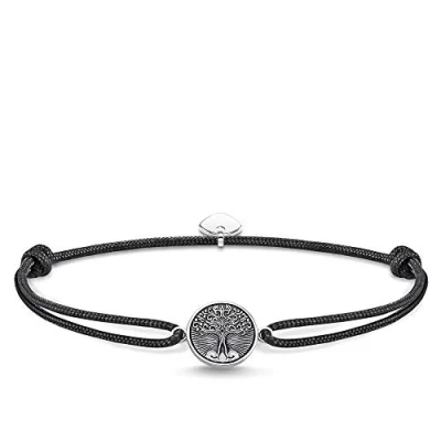 Obrázek Thomas Sabo Unisex náramek Little Secret Tree of Love černěný, sterlingové stříbro 925 LS089 907 11 L22v, 925, černěné, nylon