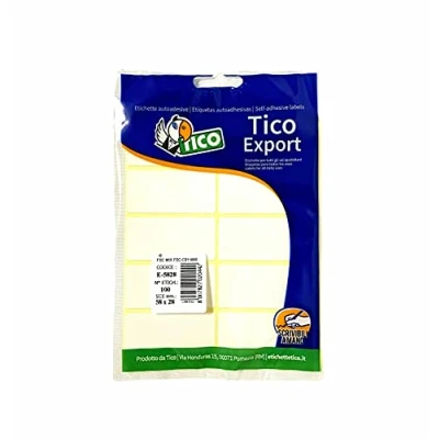 Obrázek Tico E pro 5828 balení s 10 Folio etikety (Etiketami 100 58 x 28 mm) Adhesive Bílá