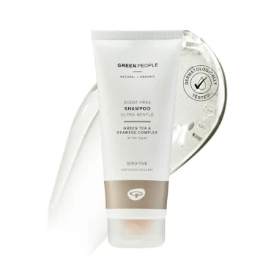 Obrázek Green People Geruchfreies Shampoo, 200ml Natürliches Bio Shampoo für empfindliche Kopfhaut Besonders sanftes alle Haartypen und die Haarpflege ohne SLS Silikon