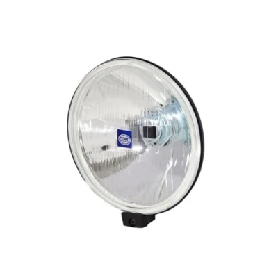 Obrázek HELLA kulatý přídavný světlomet Halogen 12W s homologací ECE Comet 500 žárovkou H3 a víčkem: 12V dálkovým světlem pro nákladní automobily, NKW, SUV, Pick up, Offroad 4x4 1F4 005