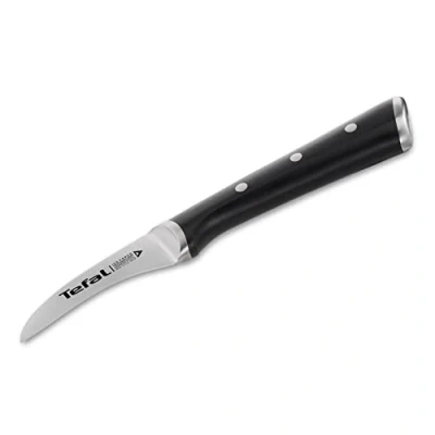 Obrázek Tefal Ice Force K23212 kulatý loupací nůž 7 cm čepel ochrana proti korozi rukou ušlechtilá ocel/černý