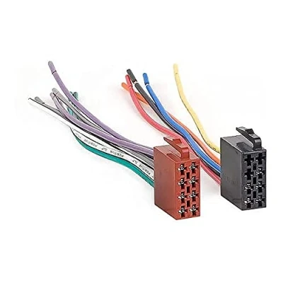 Obrázek Audioproject A154 Auto Radio Adaptér ISO Autorádio otevřené konce reproduktor proud 2 x 8 Pin Kfz DIN Zástrčka Univerzální kompatibilní pro VW Opel