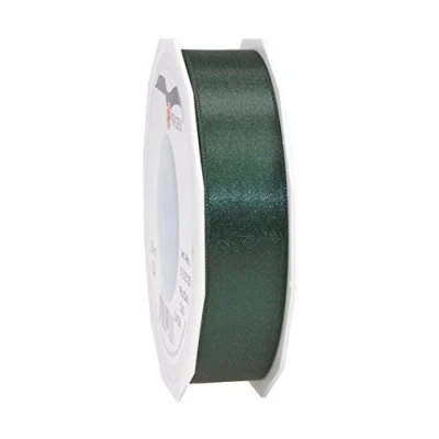 Obrázek PRÄSENT C.E. Pattberg Satin tannengrün, 25 m Satinband zum Einpacken von Geschenken, mm Breite, Geschenkband Dekorieren &amp; Basteln, Dekoband, Anlass