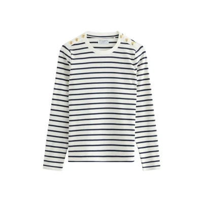 Obrázek Lindex Top s dlouhým rukávem, Ženy, Velikost: Small, Off white