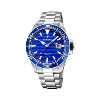 Obrázek Festina Pánské analogové hodinky Quarz s náramkem z ušlechtilé oceli F20360/1, stříbrná, Náramek