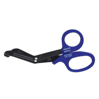 Obrázek NCD Medical/Prestige Medical Fluoridově povrstvené obvazové nůžky, 14 cm, královská modrá