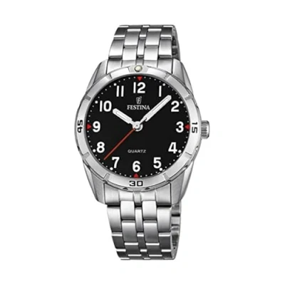 Obrázek Festina Unisex analogové hodinky Quarz s náramkem z ušlechtilé oceli F16907/2, modrá, Náramek