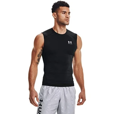Obrázek Under Armour Heatgear Sleeveless Top, Muži, Velikost: 3XL, Black