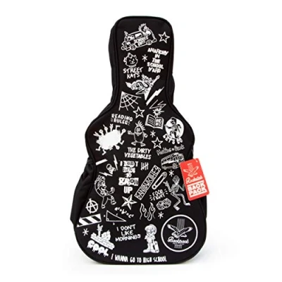 Obrázek SUCK UK Mini Rucksack für Jungen &amp; Mädchen Kinder Rucksack, 54 cm, Black/White