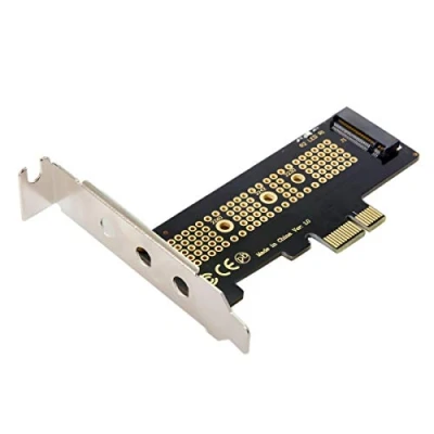 Obrázek chenyang M.2 NVME auf PCIe 3.0 X1 Adapter NVME/AHCI SSD PCI Express Erweiterungskartenadapter mit 8cm/12cm Steckplatzhalterung