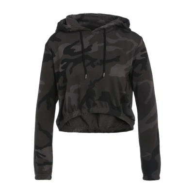 Obrázek Urban Classics Cropped Mikina s kapucí, Ženy, Velikost: Medium, Dark