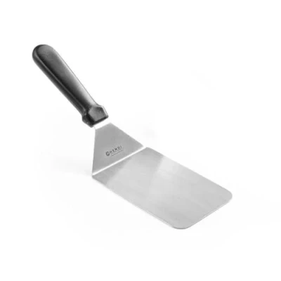 Obrázek HENDI Wender, flexibel, Hamburgerwender, Grillwender, Bratenwender, Pfannenwender, Spachtel, Winkelpalette, Geschirrspülmaschinengeeignet, Klinge: 183mm, 95x315mm, Edelstahl/Polypropylen