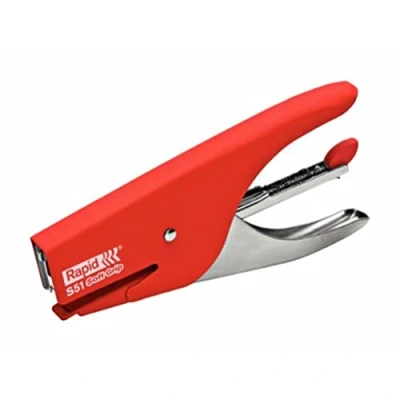 Obrázek Rapid 10538747 kleště na sešívání S51Soft Grip, kov, 12 listů, červené