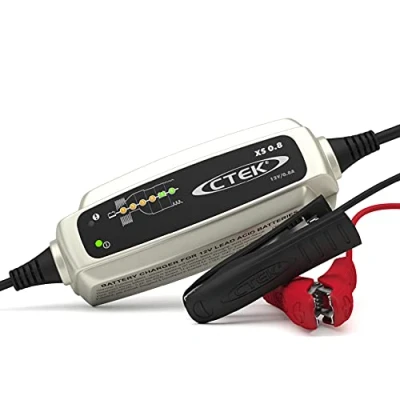 Obrázek CTEK Lithium XS, nabíječka baterií 12 V, LiFePO4, iontová Auto, inteligentní autobaterie, udržovací nabíječka, péče o baterie s UVP, černá/stříbrná