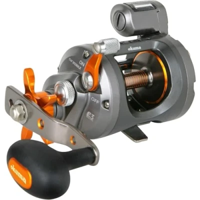 Obrázek Okuma Fishing Tackle CW 203D studená voda linecounter vlečná proutka, stříbrná barva