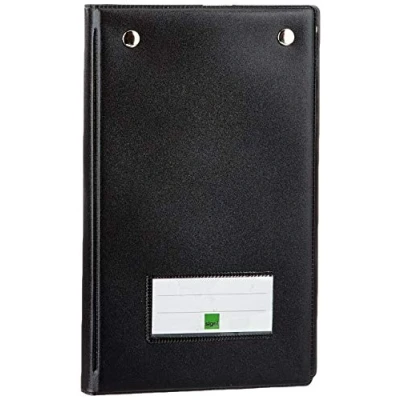 Obrázek SIGEL KC626 desky s pokladní bloky se 2 kovovými svorkami a držákem na tužky, pro 10 x 16,5 cm DIN A6, bezpečné uložení bloků jiných formulářů