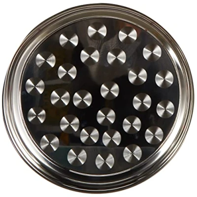 Obrázek Lacor Garinox servírovací podnos z ušlechtilé oceli, stříbrný, jedna velikost, 32 cm