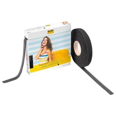 Obrázek Vlieseline 231052 páska na šití, plast, černá, 50 metrů délka x 15 mm tloušťka