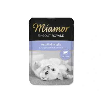 Obrázek Kapsička MIAMOR Ragout Kitten hovězí v želé 100g