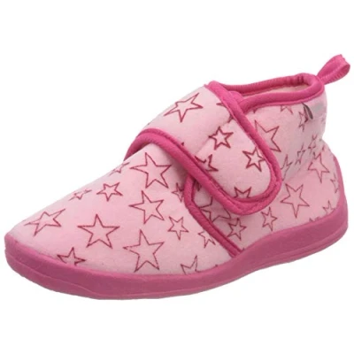 Obrázek Playshoes Unisex dětské domácí boty, Růžová pastelová