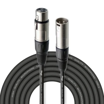 Obrázek Stagg SMC6 kabel, XLR (m) (f), pult pro mixování mikrofonu, délka 6 metrů, černý