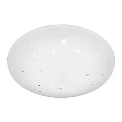 Obrázek Reality Leuchten LED stropní svítidlo achát R62735000, akryl bílý, 21 W, efekt Starlight, průměr 50 cm