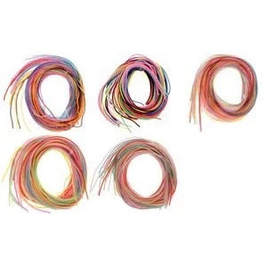 Obrázek GLOREX Colour Strips Glitter 20 ks délka 100 cm, 10 Fb. Rozmanité, bavlna, vícebarevné, 11. 5 x 18. 1 18